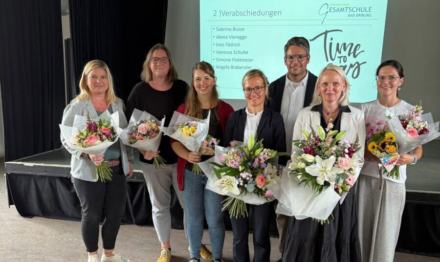Verabschiedung von Lehrpersonal