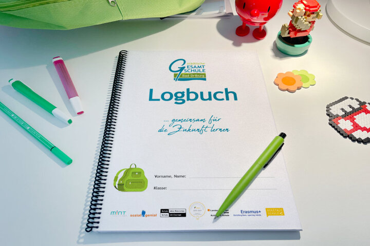 Ansicht des Logbuch-Titels