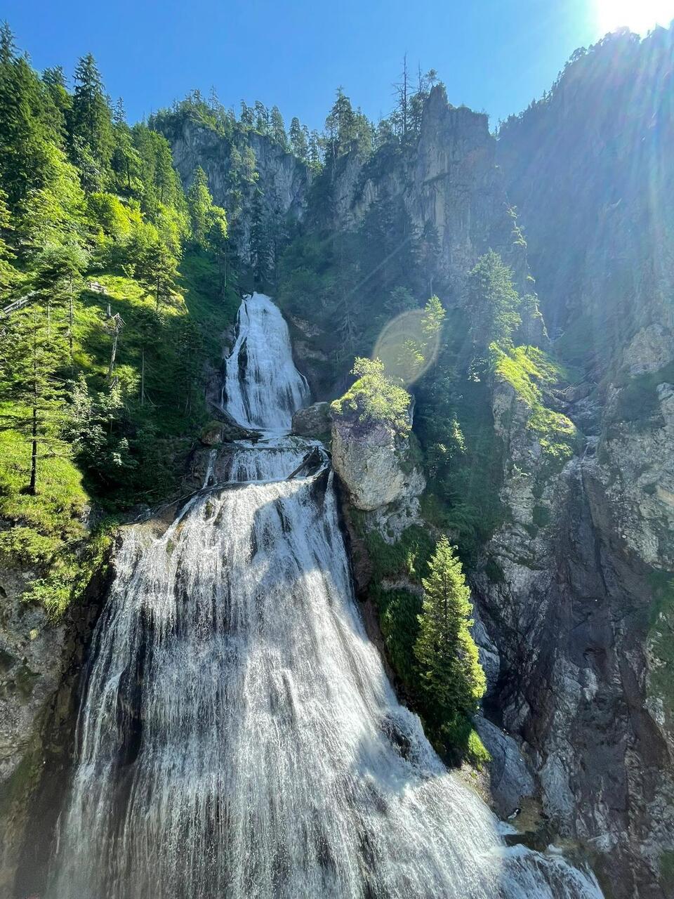 Ein Wasserfall