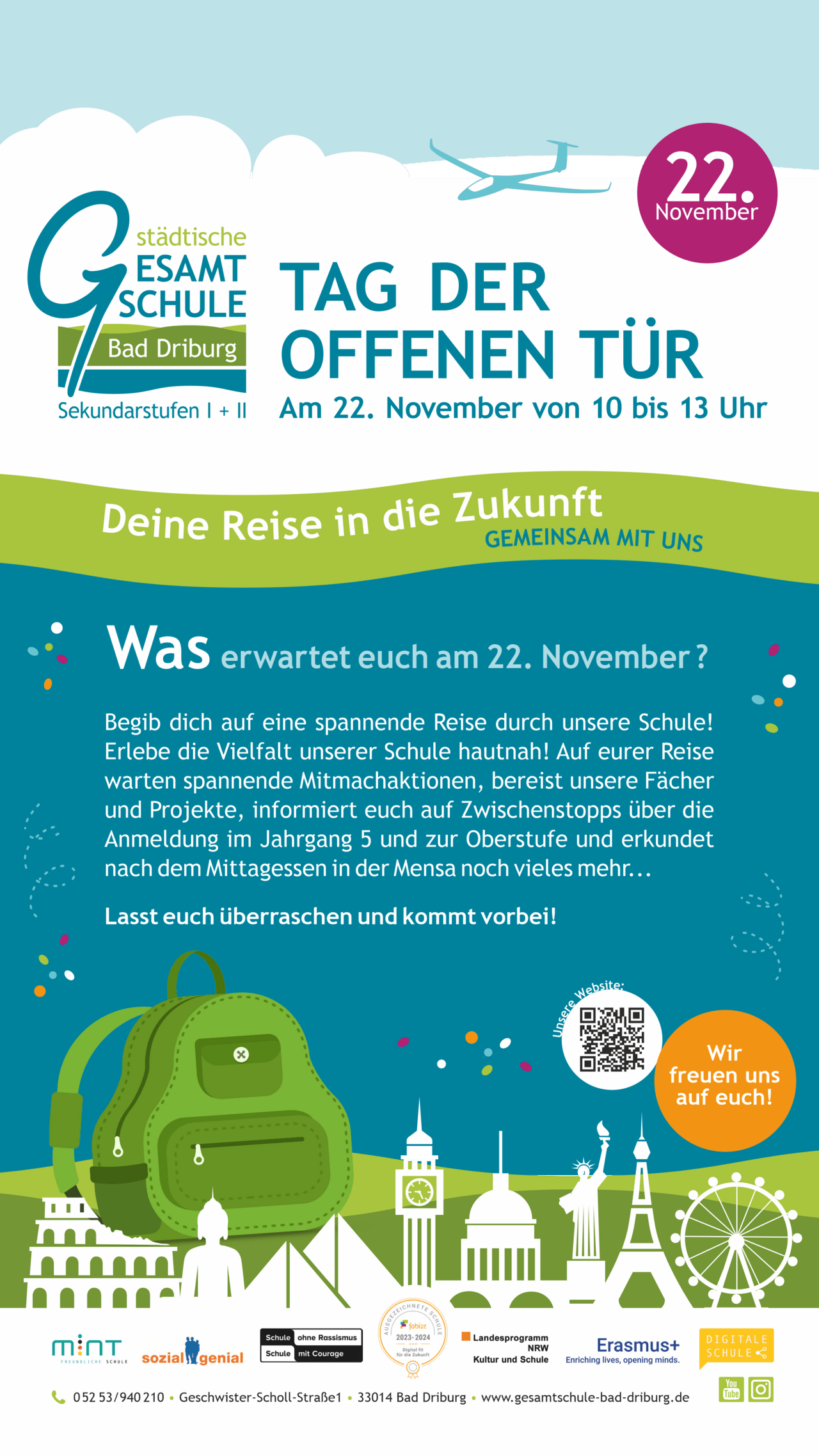 Plakat Tag der Offenen Tür