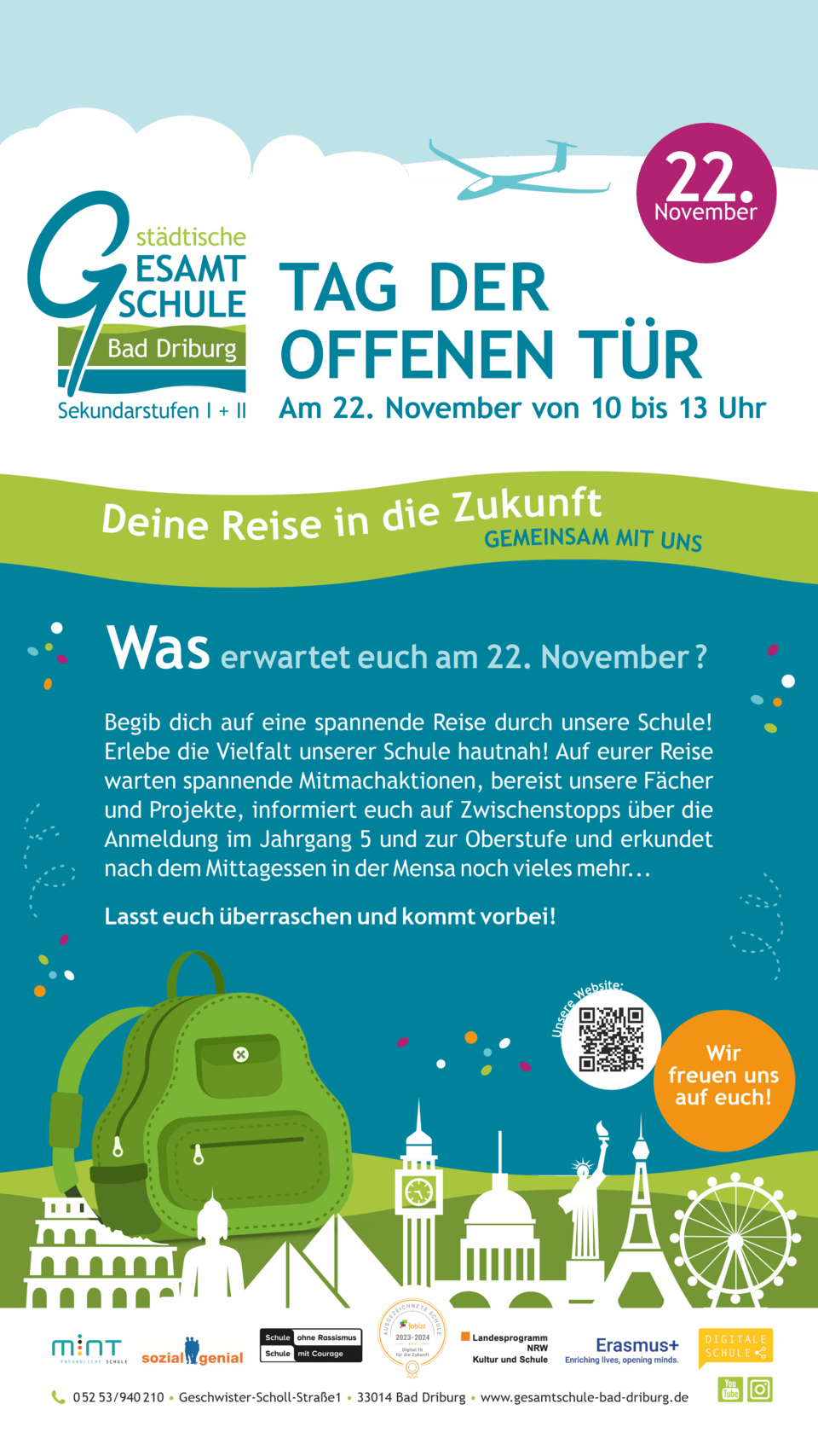 Plakat Tag der Offenen Tür