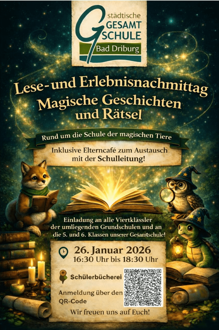 Lese- und Erlebnisnachmittag
